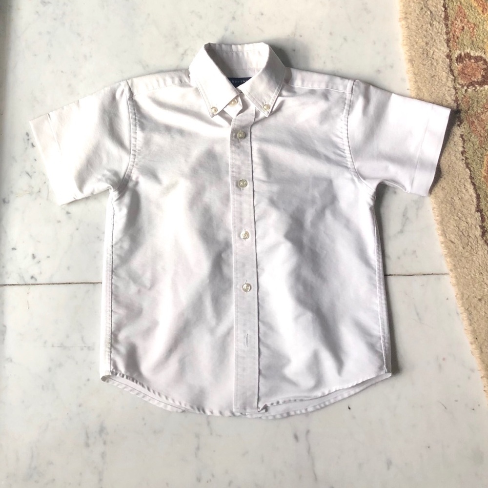 White Land’s End Dress Shirt 5 yrs